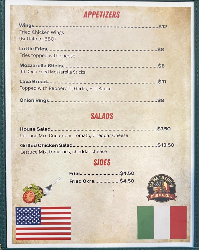 Mama Lottie's Pub & Grill Menu image 3